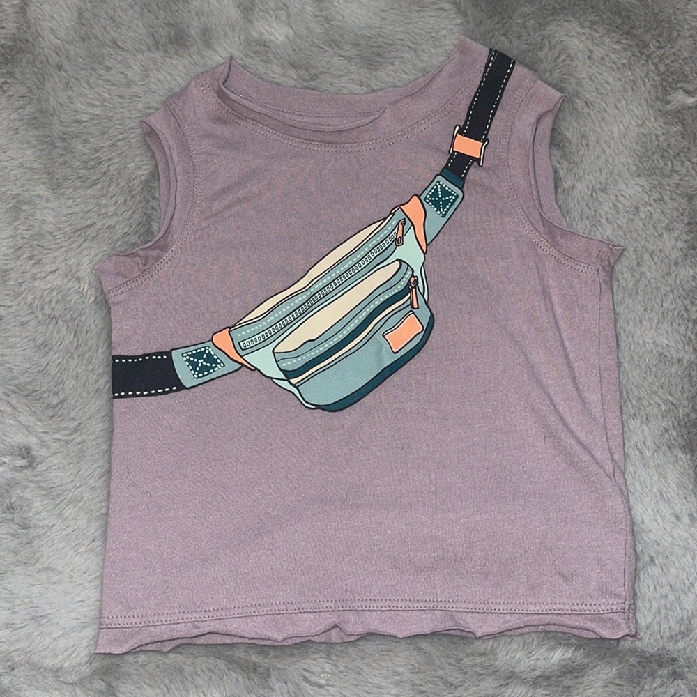 🌈 Art Class Baby Boy Shirt Tank Top Sz 12M Hip Pouch Trendy